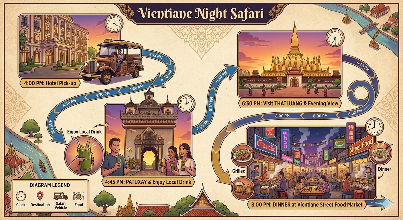 1 Day Vientiane Night Safari highlight
